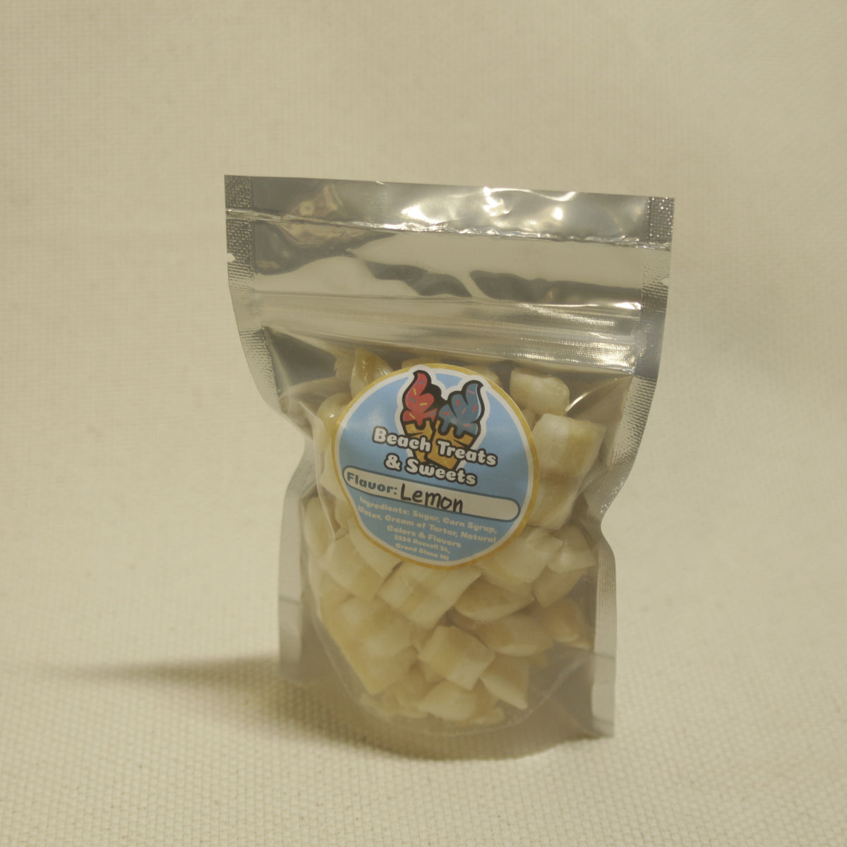 Sour Lemon Hard Candy Pillows